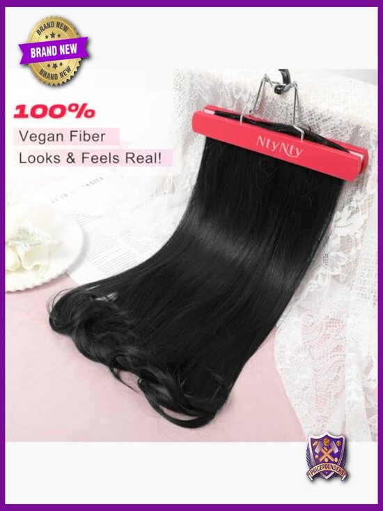 4 Clip In Hair Extensions 16 Inch Layered Cut Lightweight Hairpieces